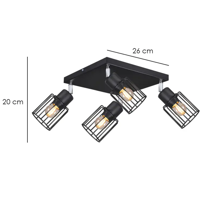 Lámpa TROY BLACK K-4563 Ls4