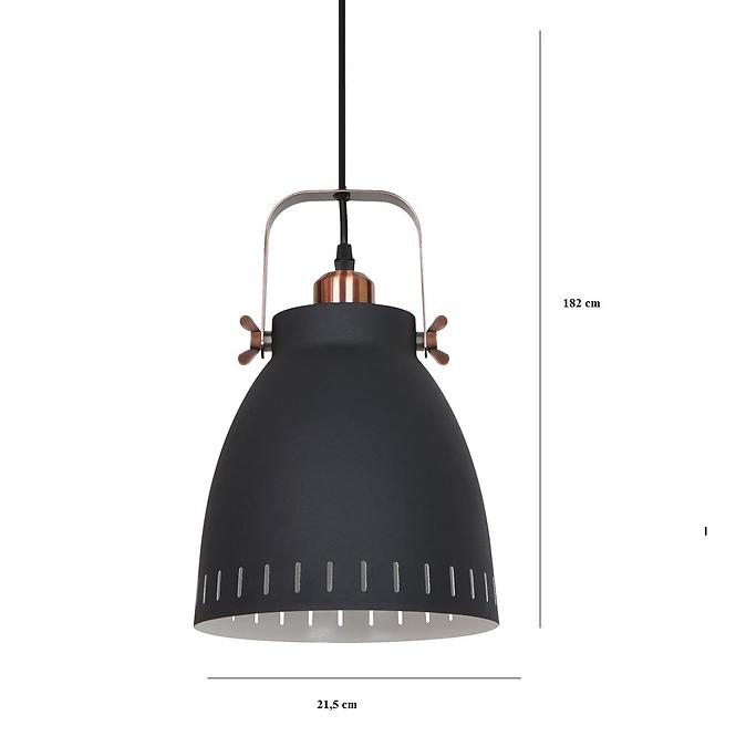 Lámpa Franklin Md-Hn8026m-B+Rc Black Lw1,3