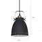 Lámpa Franklin Md-Hn8026m-B+Rc Black Lw1,3