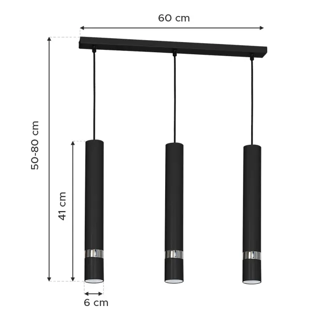 Lámpa Joker Black MLP 1414 LW3