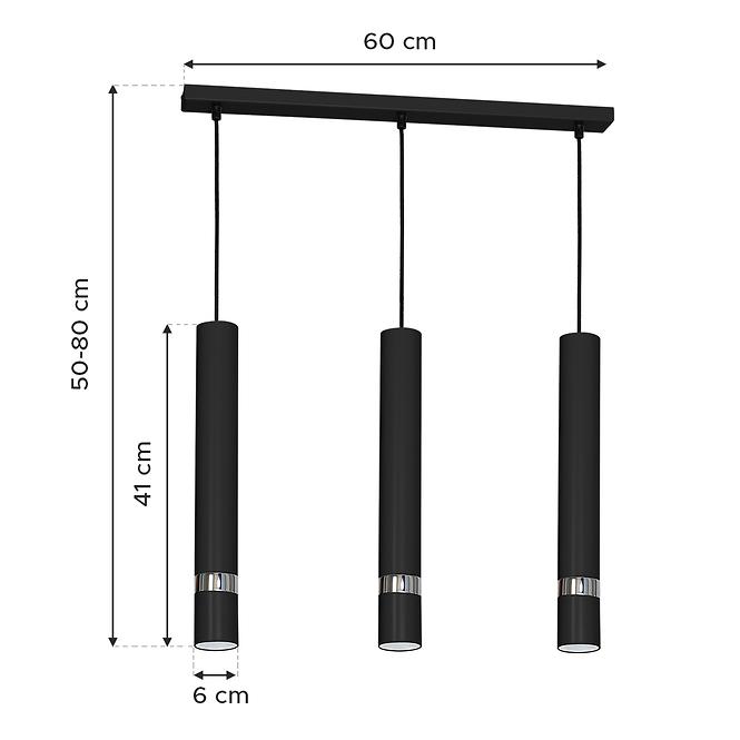 Lámpa Joker Black MLP 1414 LW3