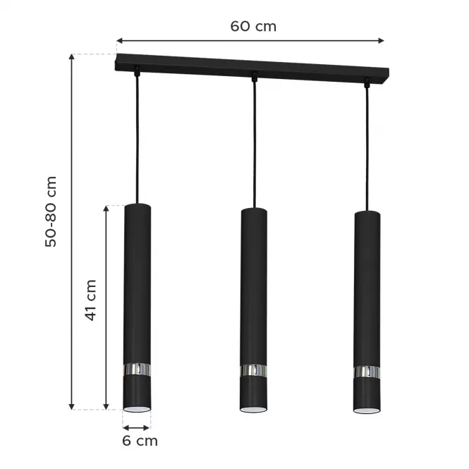 Lámpa Joker Black MLP 1414 LW3,4