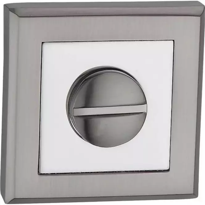 WC-rozetta nikkel / fekete