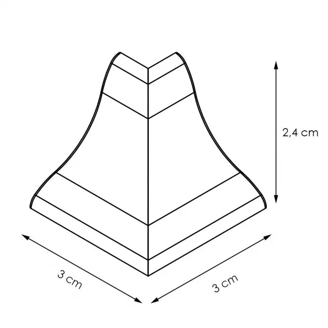 Külső sarok - snowland LWS-043,2