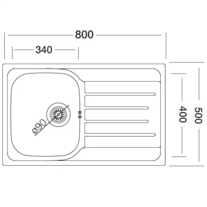 Mosogato EC338+szifón,2