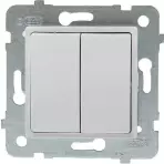 Kapcsoló LP-2Q/M dupla fehér