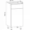 Konyhaszekrény Gardena D40S1 P grey,2