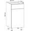 Konyhaszekrény Gardena D40S1 P grey,2
