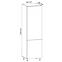 Konyhaszekrény Gardena D60ZL P grey,2