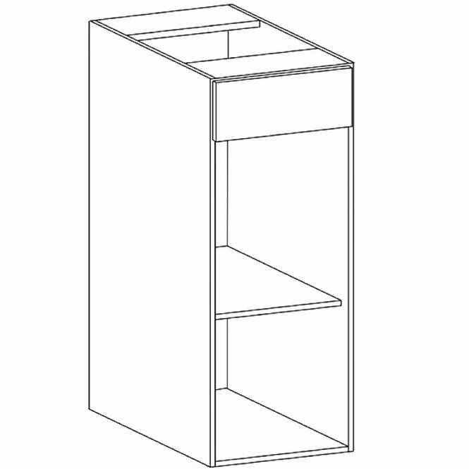 Konyhaszekrény Linea D40S1 grey