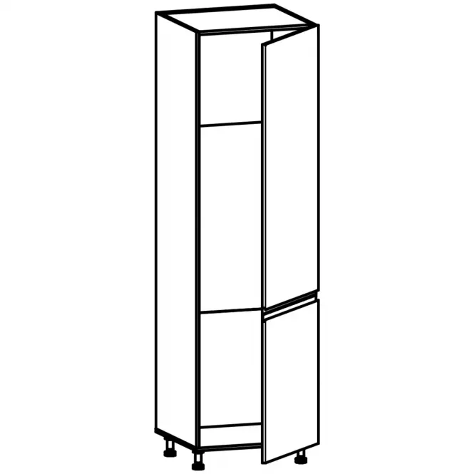 Konyhaszekrény Linea D60ZL grey,2