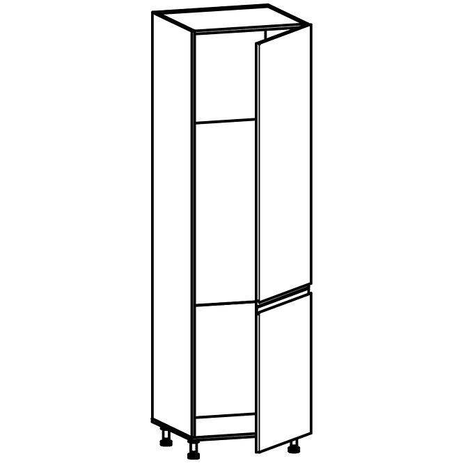 Konyhaszekrény Linea D60ZL grey,2