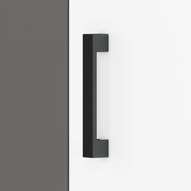 Szekrény Fini 02 tölgy artisan/fehér/antracit,6