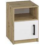 Éjjeliszekrény Fini 11 tölgy artisan/fehér/antracit