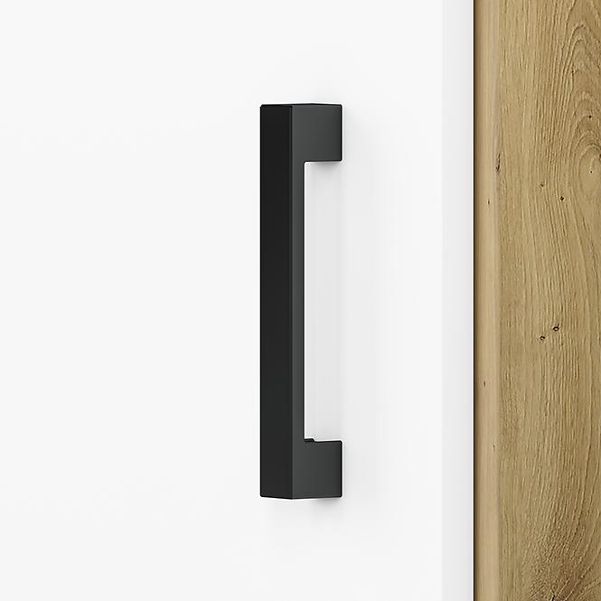 Éjjeliszekrény Fini 11 tölgy artisan/fehér/antracit