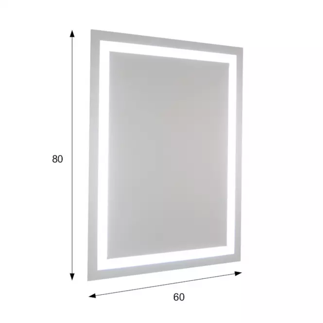 Tükör  LED 41 60x80