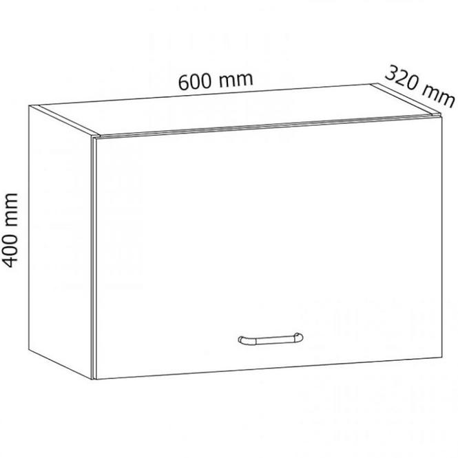 Konyhaszekrény Linea G60K grey