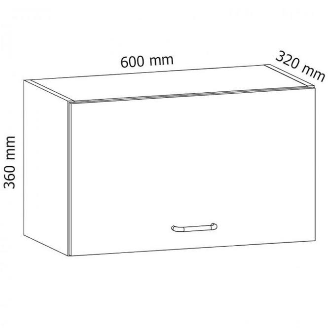 Konyhaszekrény Linea G60KN grey