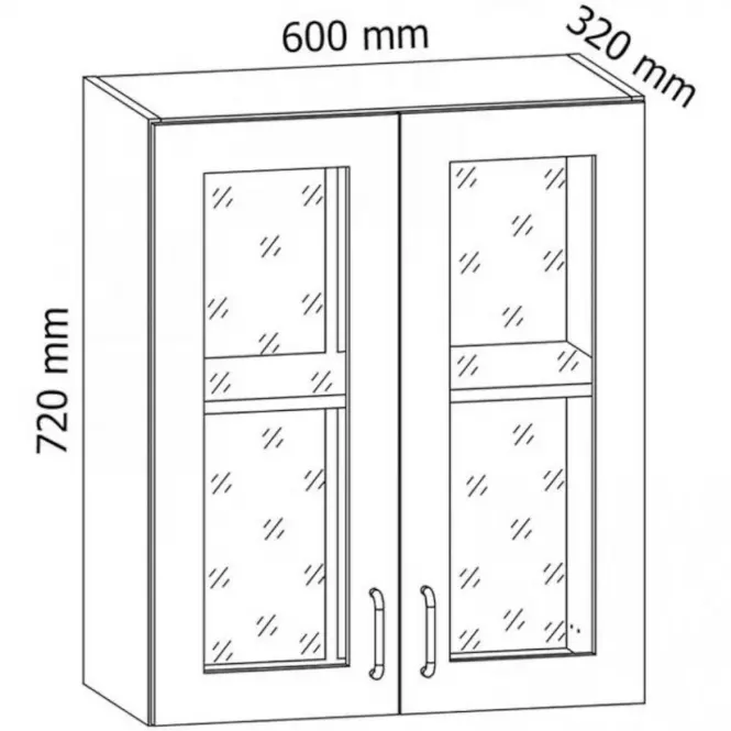 Konyhaszekrény Linea G60S grey,2