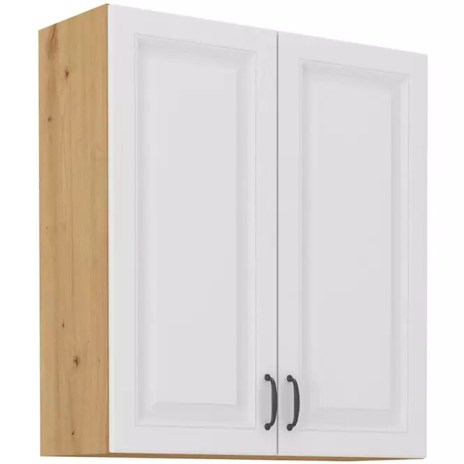 Konyhaszekrény Stilo fehér Mat/Artisan 80G-90 2F