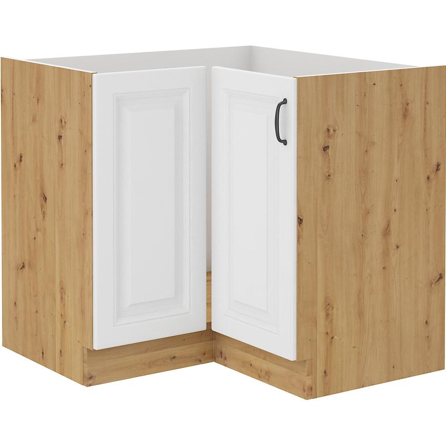 Konyhaszekrény Stilo fehér Mat/Artisan 89X89 DN 1F BB