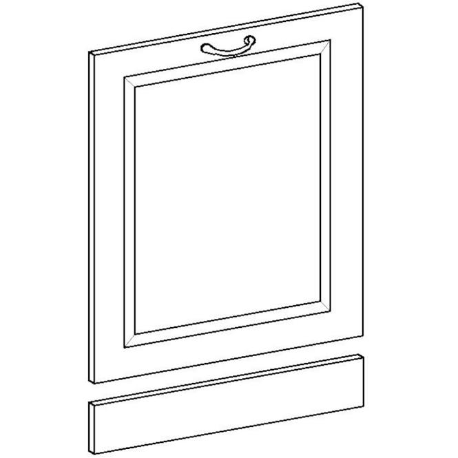 Konyhaszekrény Stilo fehér Mat/Artisan FRONT ZM 713X596,2