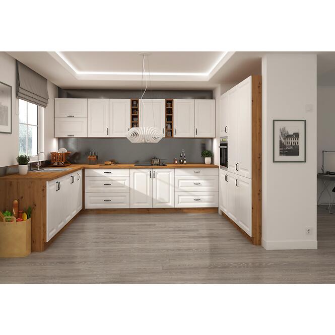Konyhaszekrény Stilo fehér Mat/Artisan  ZM 570X596,5