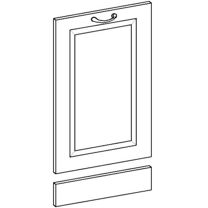 Konyhaszekrény Stilo fehér Mat/Artisan FRONT ZM 713X446,2