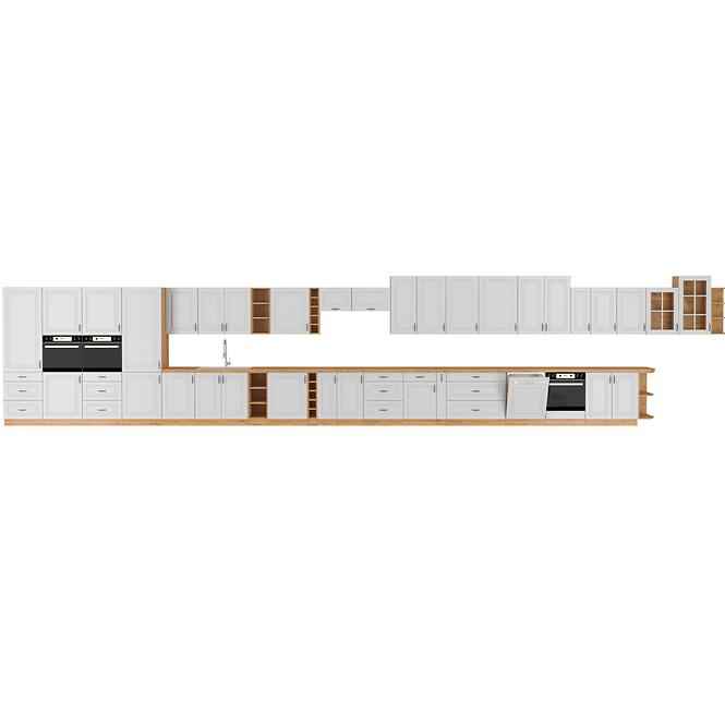 Konyhaszekrény Stilo fehér Mat/Artisan FRONT ZM 570X446