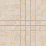 Csempe mozaik Woodbrille Beige 30/30
