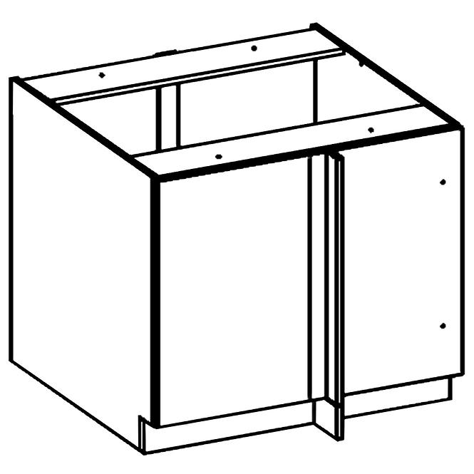Konyhaszekrény Bianka 105ND 1F BB