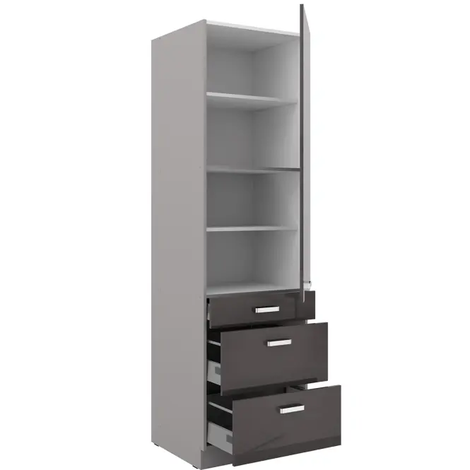 Konyhaszekrény  Grey 60dks-210 1f3s