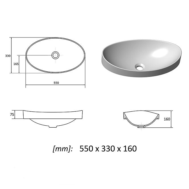 Mosdókagyló Optima 58