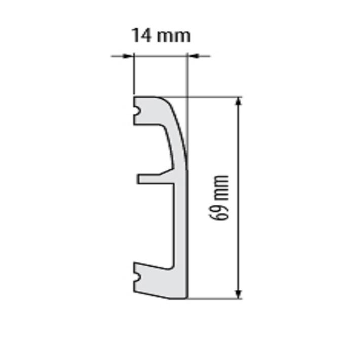 Szegélylécek Elegance LPC-06-150 csiszolt pezsgő