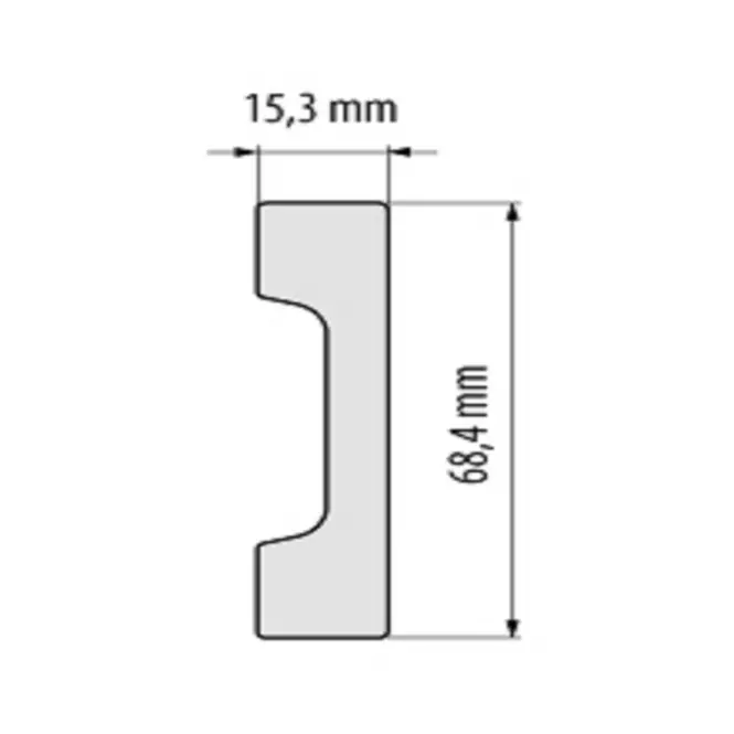 Szegélylécek Elegance LPC-23-150 csiszolt pezsgő