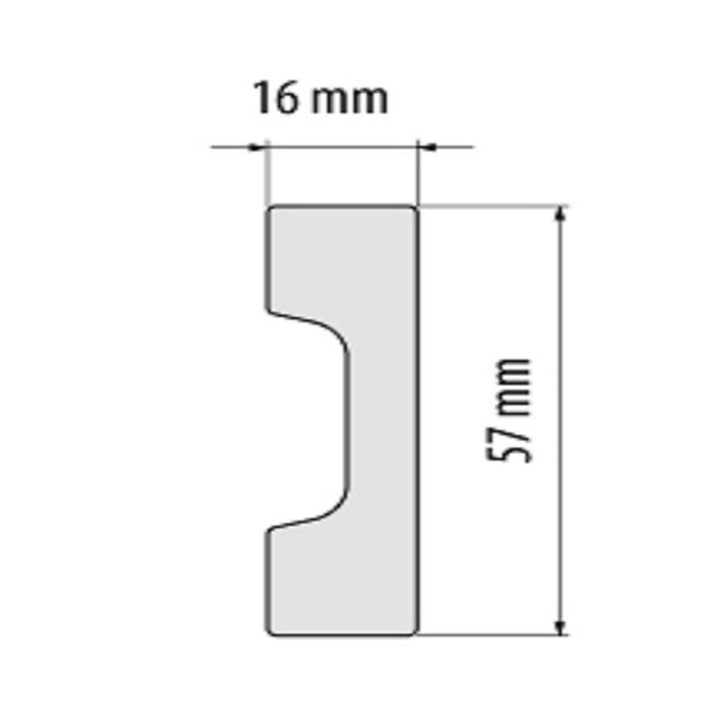 Szegélylécek Elegance LPC-27-101 fehér matt