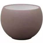Virágcserép LUNA STRUKTUR d20cm barna matt