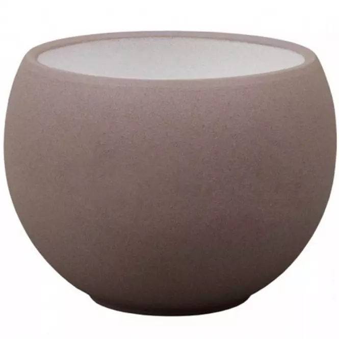 Virágcserép LUNA STRUKTUR d20cm barna matt