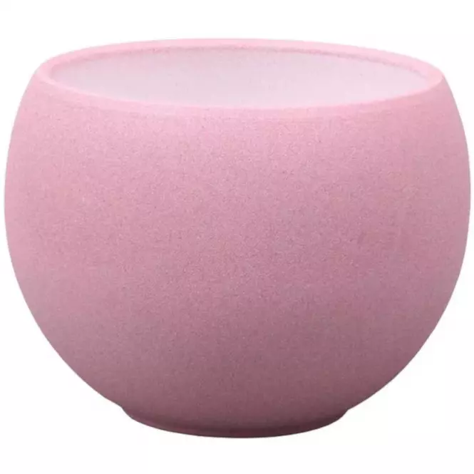 Virágcserép LUNA STRUKTUR d20cm rózsaszín matt