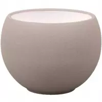 Virágcserép LUNA STRUKTUR d20cm barna-szürke matt