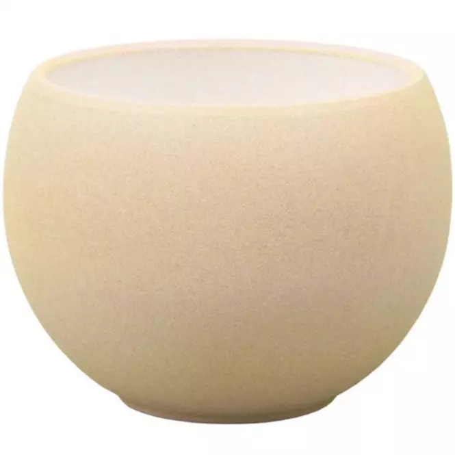Virágcserép LUNA STRUKTUR d17cm bézs matt
