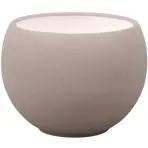 Virágcserép LUNA STRUKTUR d17cm barna-szürke matt