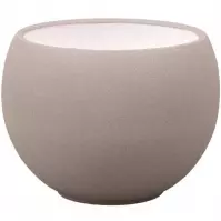 Virágcserép LUNA STRUKTUR d17cm barna-szürke matt