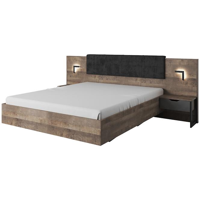 Ágy 160 Arden tölgy sand grande/matera
