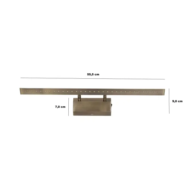 Lámpa Arte AB 555 AG-AB6W55 Antic Brass 6W K1,3