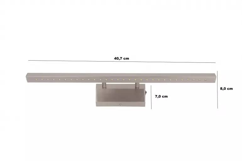 Lámpa Arte Mat 407 AG-AM4W40 mat chrom 4W K1,3