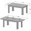 Kinyitható asztalok  Kashmir KSMT40-D43  160/206,6x90cm,3