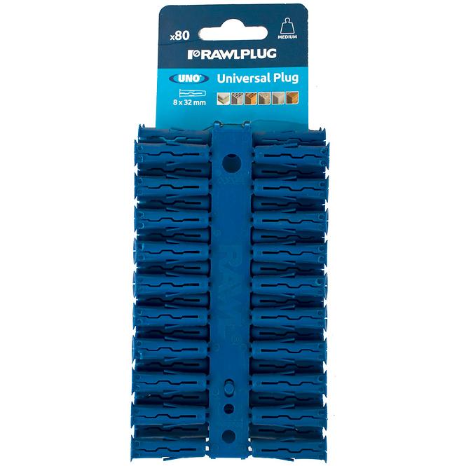 Univerzális tipli une blue 8x32mm (80db)