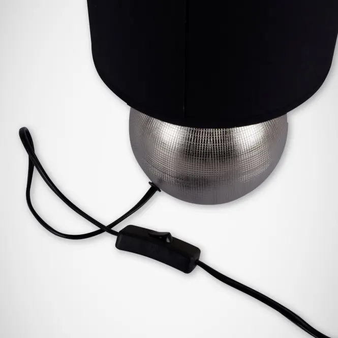 Lámpa Perlo E14 ezüst/fekete 03290 LB,4