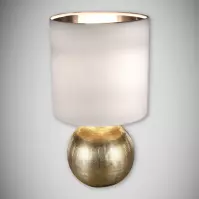 Lámpa Perlo E14 gold/fehér 03291 LB